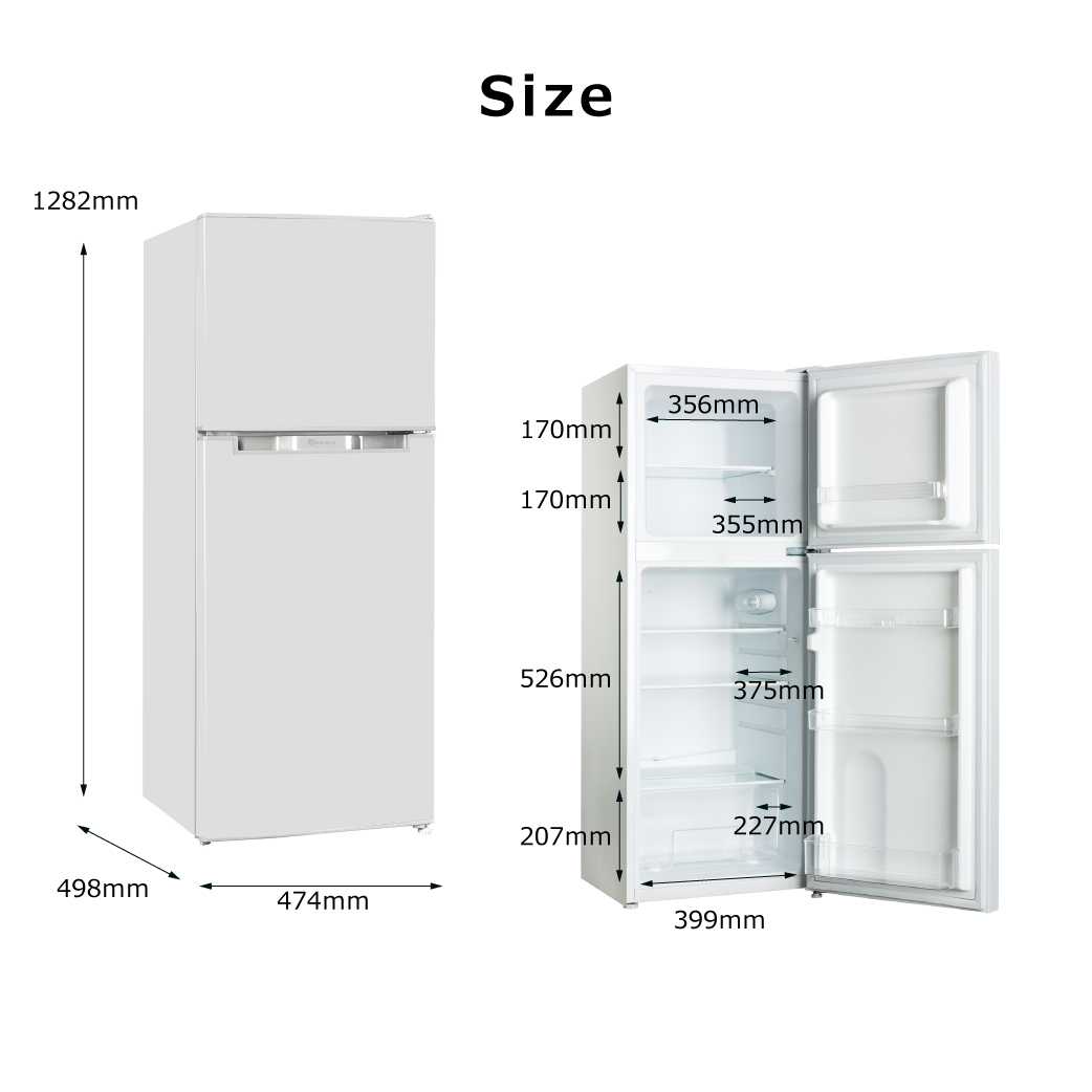 2ドア冷凍冷蔵庫 138L TH-138L2WH : 製品一覧